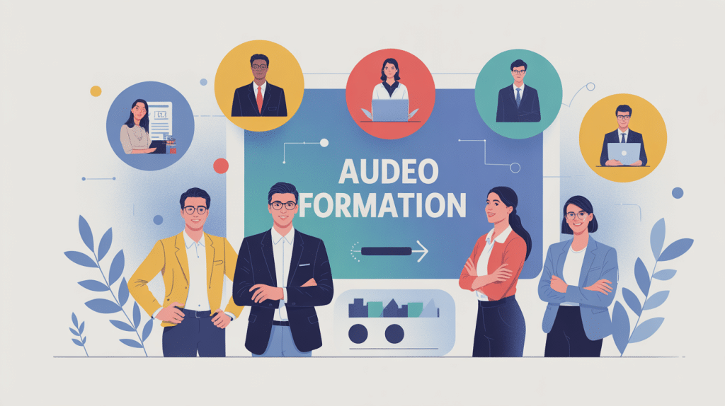 audeo formation illustration formation professionnelle diversifiée