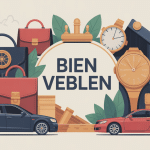 illustration concept bien veblen luxe demande