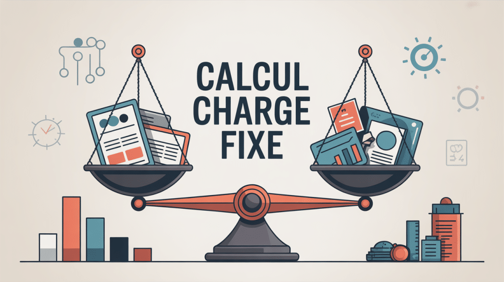 illustration calcul charge fixe entreprise
