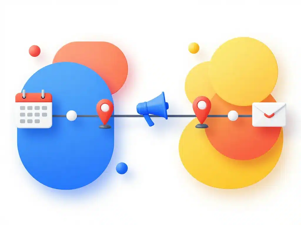 Timeline calendrier plan de communication