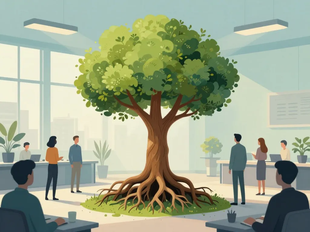 coaching bien être en entreprise mybestcoaching.fr visuel arbre bureau