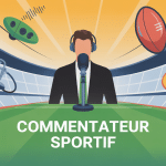 illustration dynamique comment devenir commentateur sportif