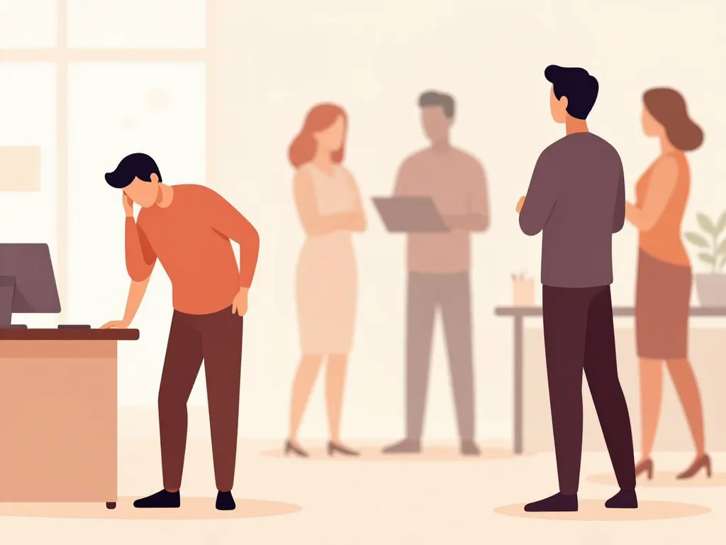 être sûr de soi illustration signes manque d'assurance expressive