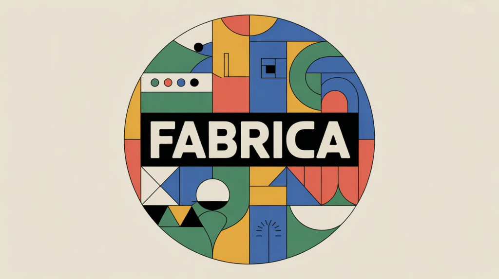 Illustration conceptuelle du mot Fabrica et ses significations