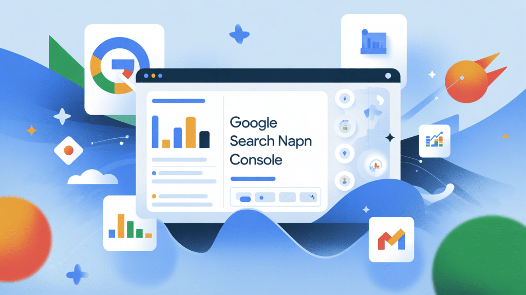 illustration google search console tableau de bord SEO