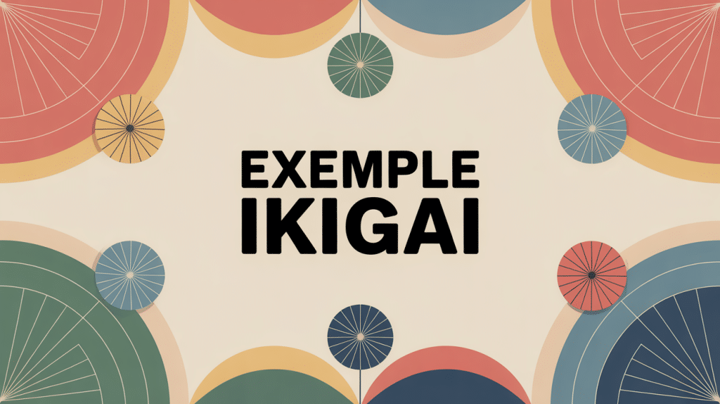 ikigai exemple illustration schéma quatre cercles
