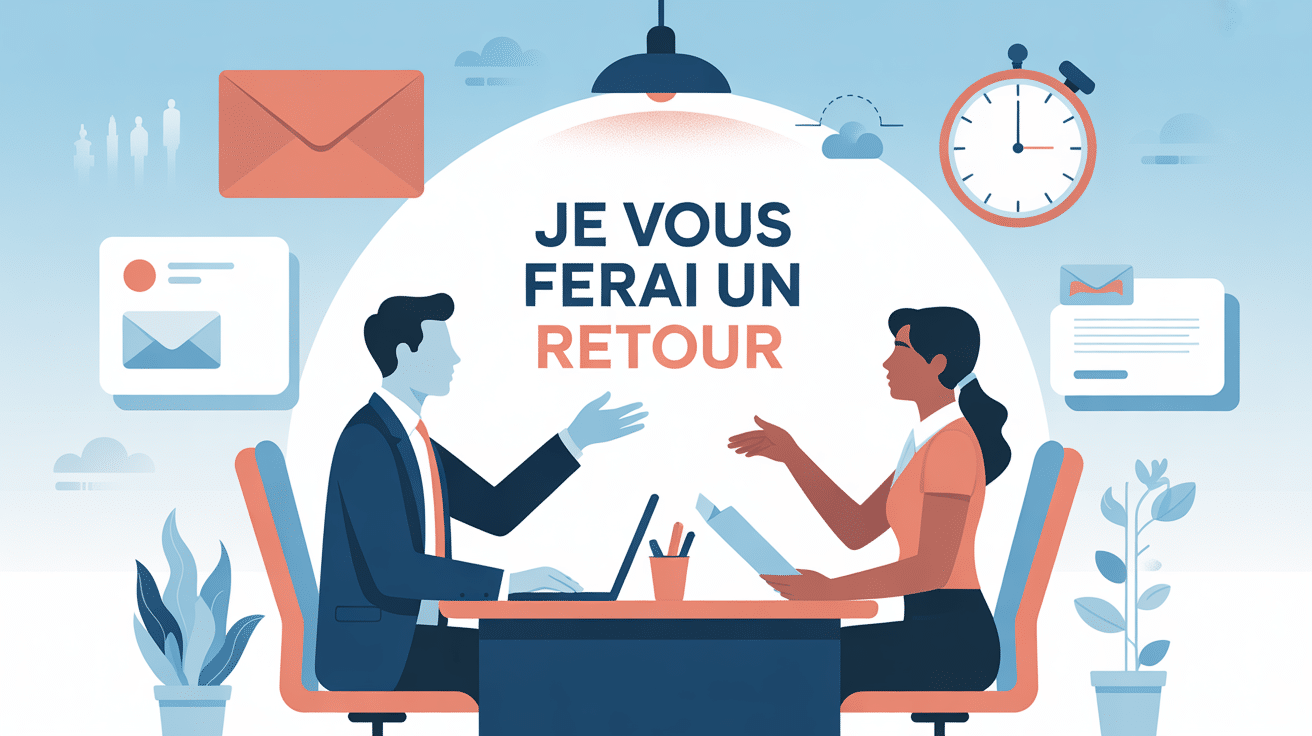 illustration professionnelle je vous ferai un retour