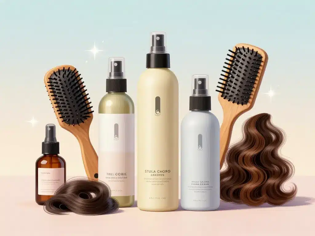 Laca spray cheveux divers types