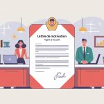lettre de motivation agent d'accueil illustration bureau accueil