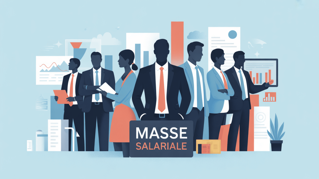 illustration masse salariale entreprise