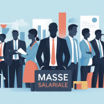 illustration masse salariale entreprise