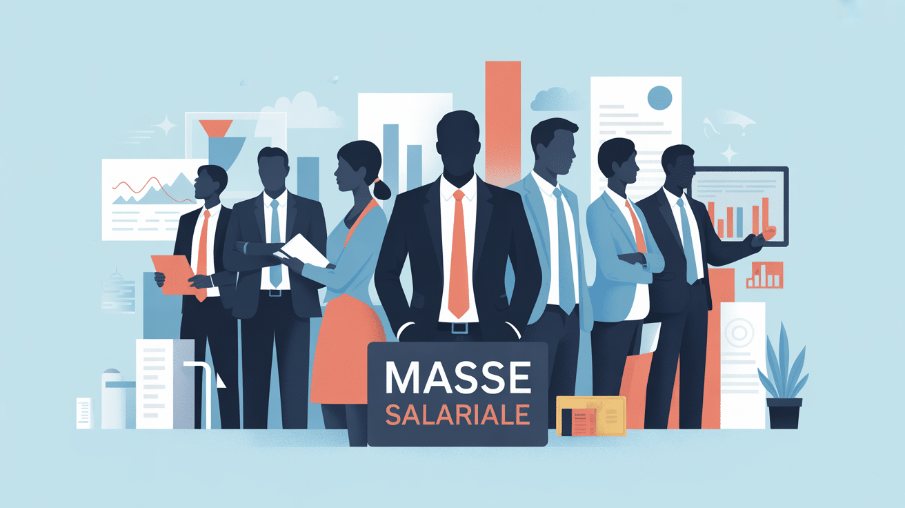 illustration masse salariale entreprise