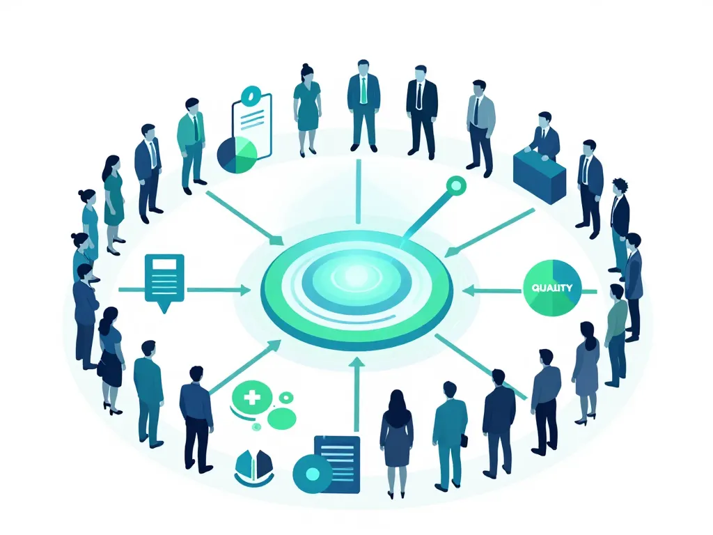 Illustration meg gestion rôle organisation