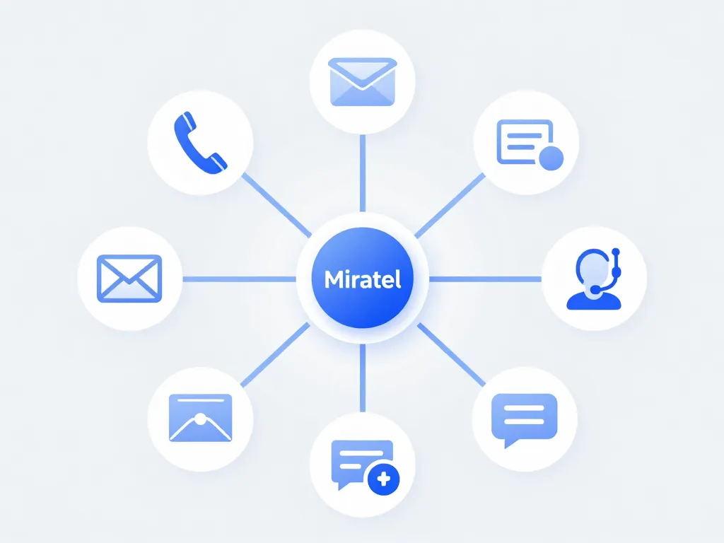 miratel communication schéma services multicanal