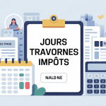 ou trouver le nombre de jours travaillés pour les impôts visuel documents fiscaux