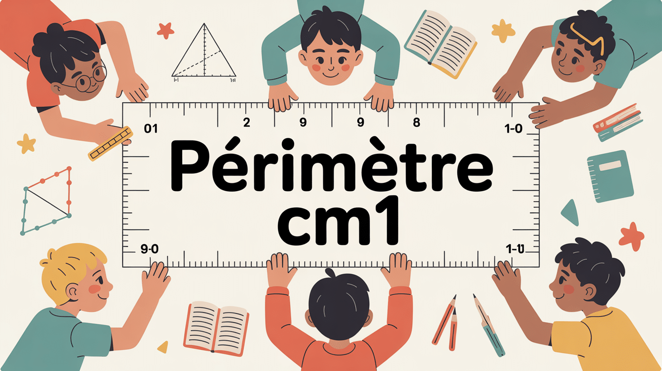 problème périmètre cm1 image enfants école