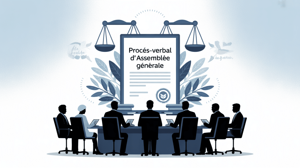 procès verbal d'assemblée générale document officiel justice