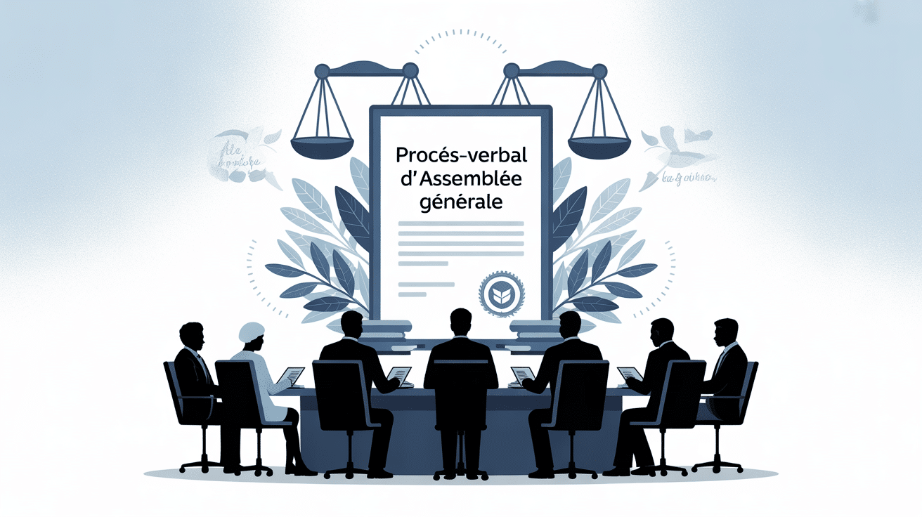 procès verbal d'assemblée générale document officiel justice