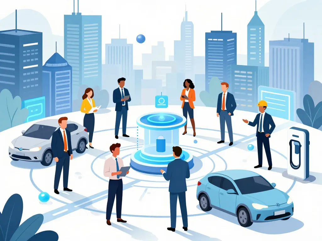 secem paris illustration acteurs mobilité énergie