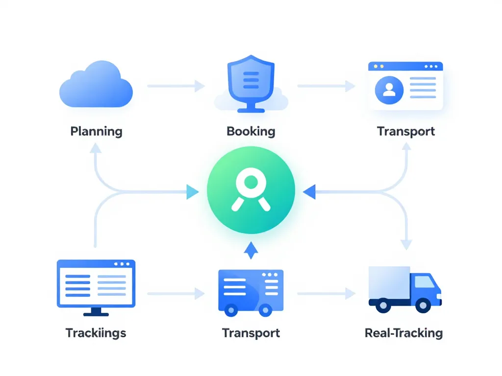 Diagramme modules Shiptify planification suivi transport