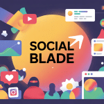 Social Blade illustration analyse performances réseaux sociaux