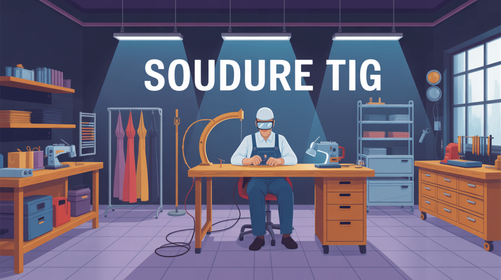 soudure tig soudeur moderne atelier technique