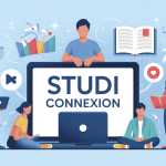 studi connexion illustration accès sécurisé étudiant