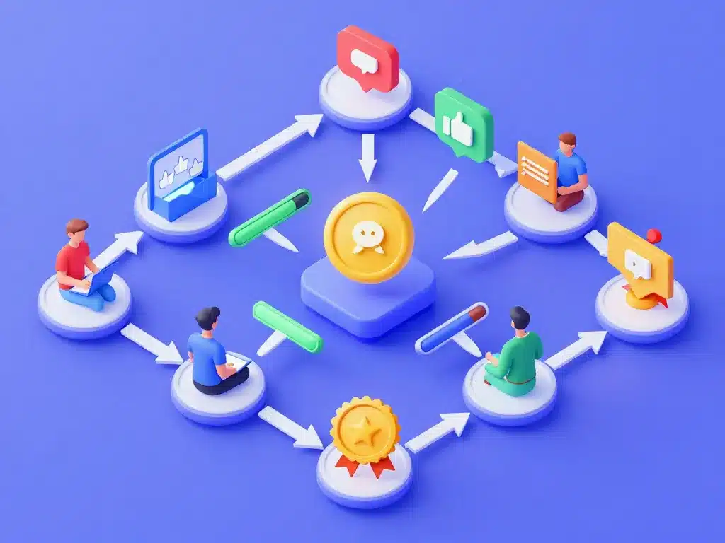 diagramme yokitup workflow gamification social