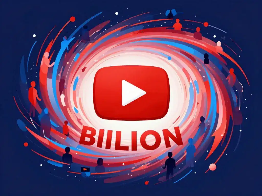 image symbolique 1 milliard de vue YouTube prix