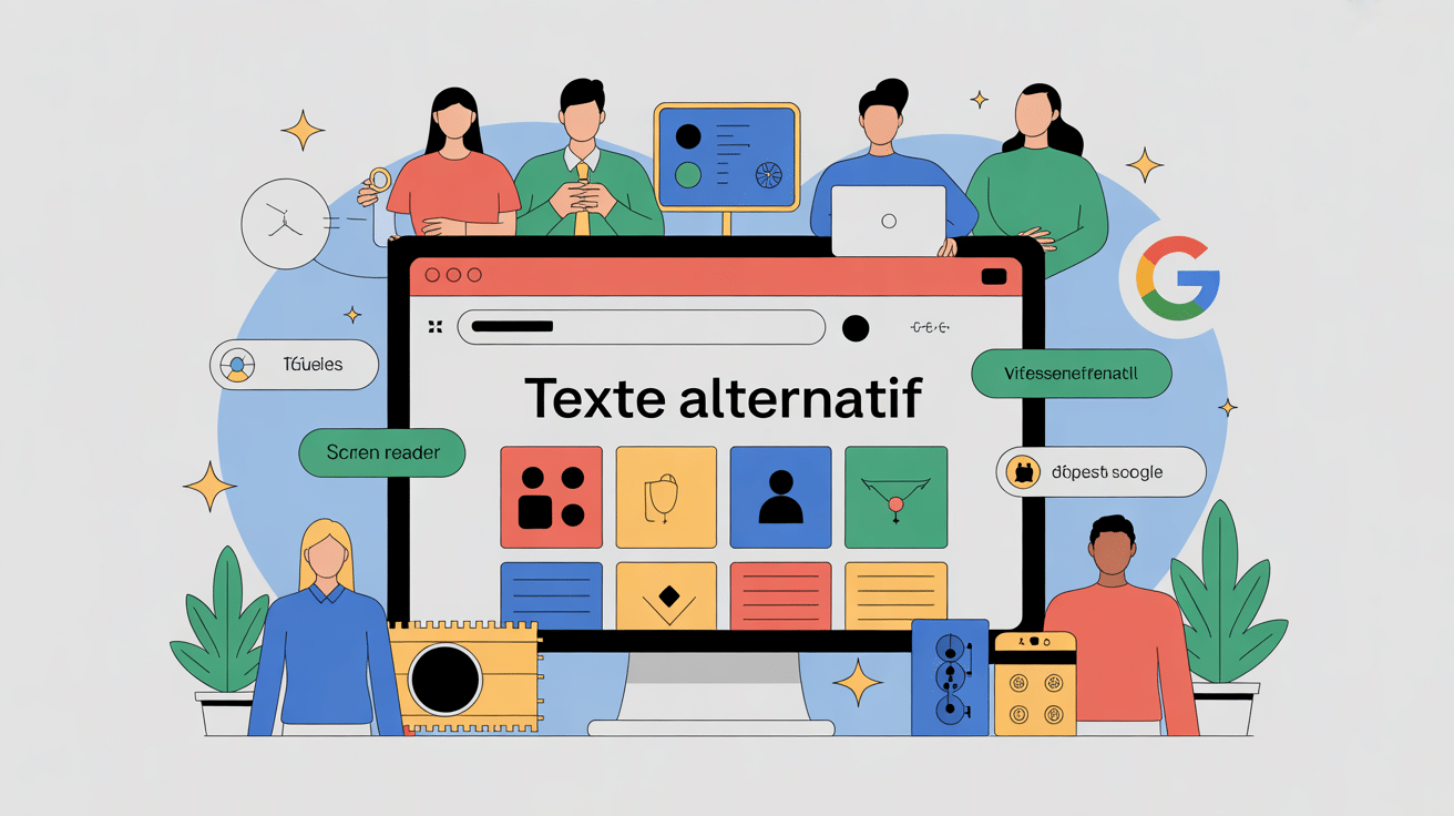 alternate text illustration SEO accessibilité