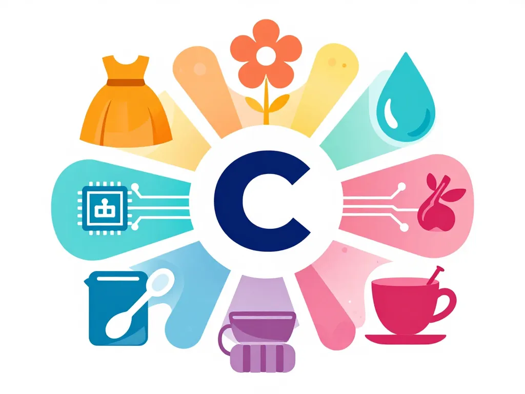 concept diagram secteur marque en c