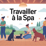 illustration comment travailler a la spa engagement animaux