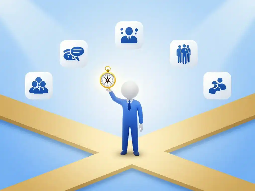 consultant compétences essentielles symboles