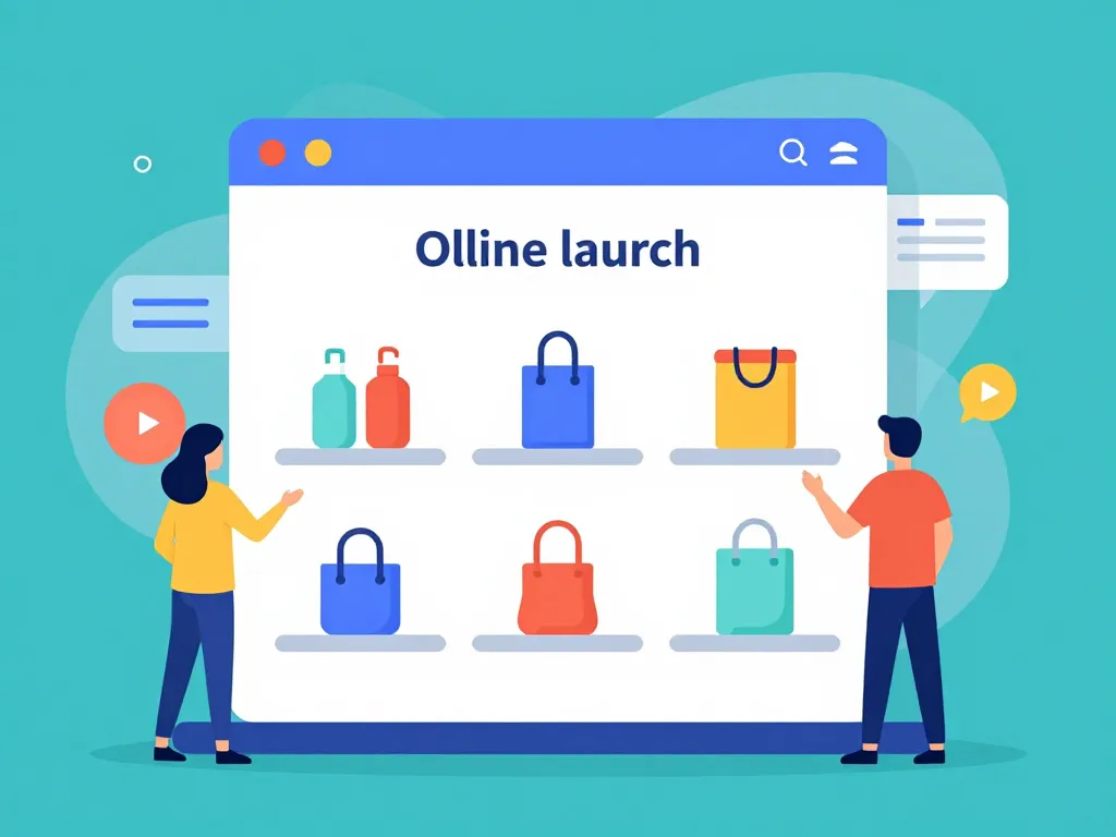 Scène lean e commerce MVP produits lancement