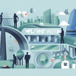 Illustration master génie civil avec étudiants et infrastructures