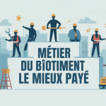 métier du bâtiment le mieux payé silhouettes métiers BTP