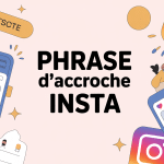 illustration phrase d accroche insta dynamique moderne