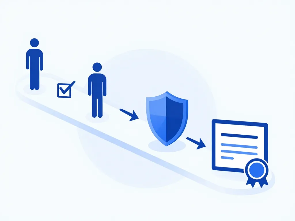 Étapes dépôt marque en a INPI illustration