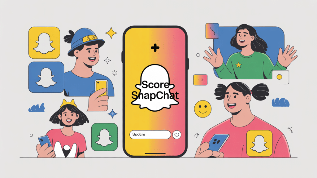 Score snap qui augmente illustration moderne