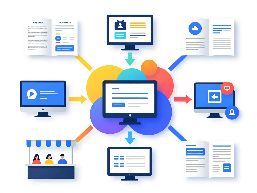 support de communication exemple panorama entreprise