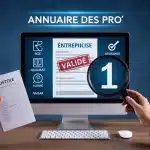 annuaire des pro fiche validée et contrôle sécurité