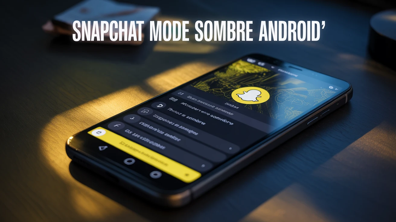 comment mettre snap en noir sur android