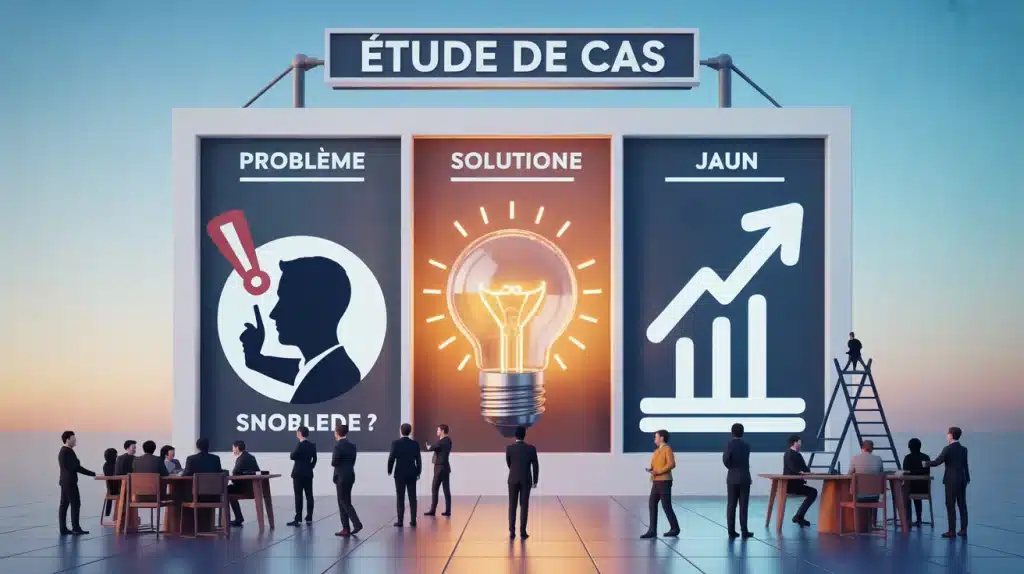 étude de cas exemple, illustration processus client