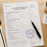 affaire personnelle commerçant formulaire immatriculation