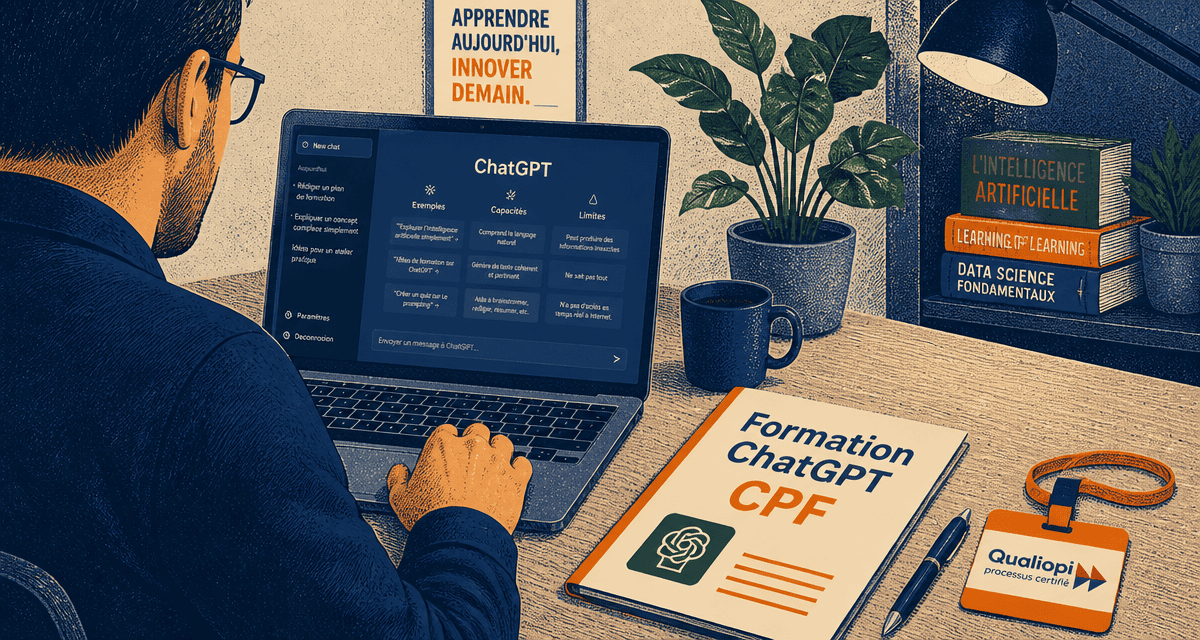 formation chatgpt cpf dossier qualiopi ordinateur