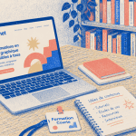 formation oulala.net pour un métier bien payé, ordinateur et badge formation courte