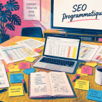 formation seo programmatique en ligne, bureau et ordinateur