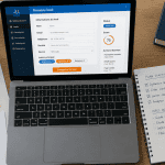 leadgen formulaire interactif sur ordinateur portable