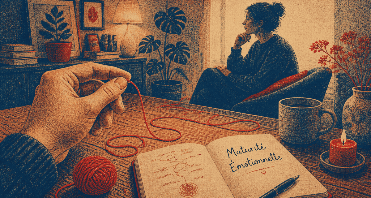 Maturité émotionnelle fil rouge salon risographie