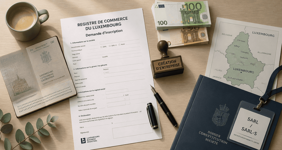 ouvrir entreprise Luxembourg, bureau et documents officiels